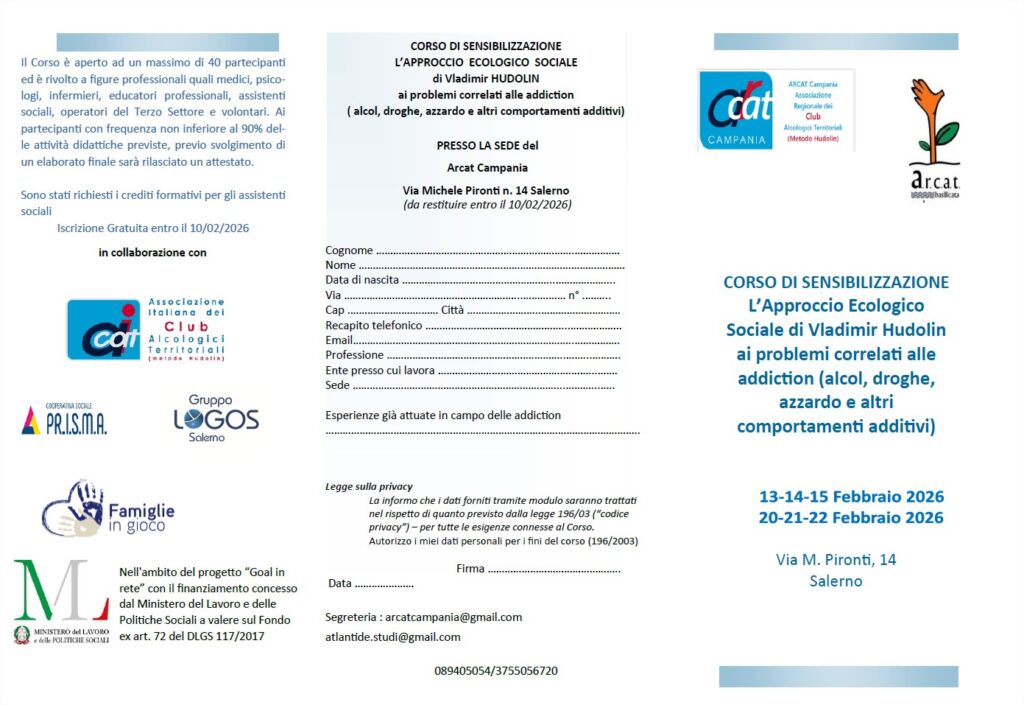 CORSO DI SENSIBILIZZAZIONE L’APPROCCIO ECOLOGICO SOCIALE DI VLADIMIR HUDOLIN